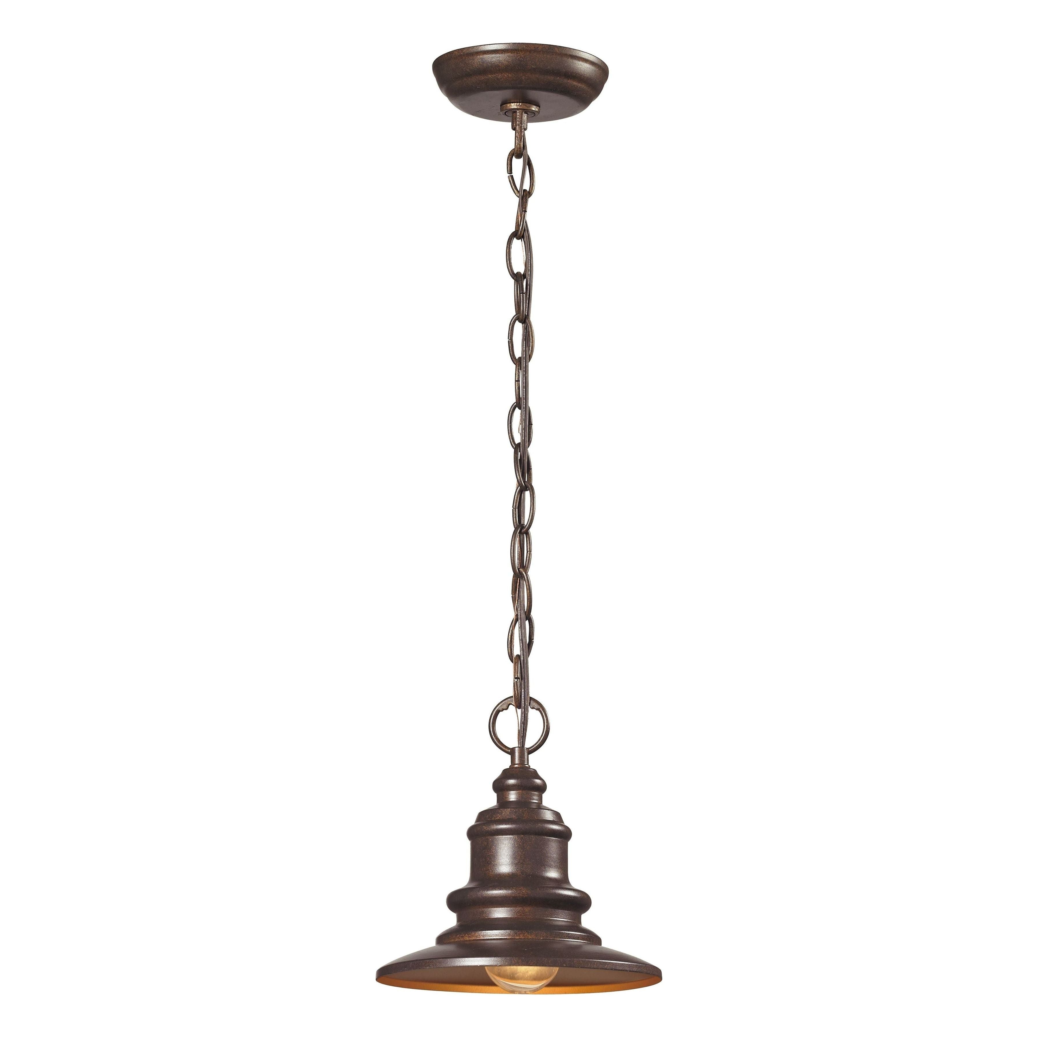 Marina 8" Wide 1-Light Outdoor Pendant