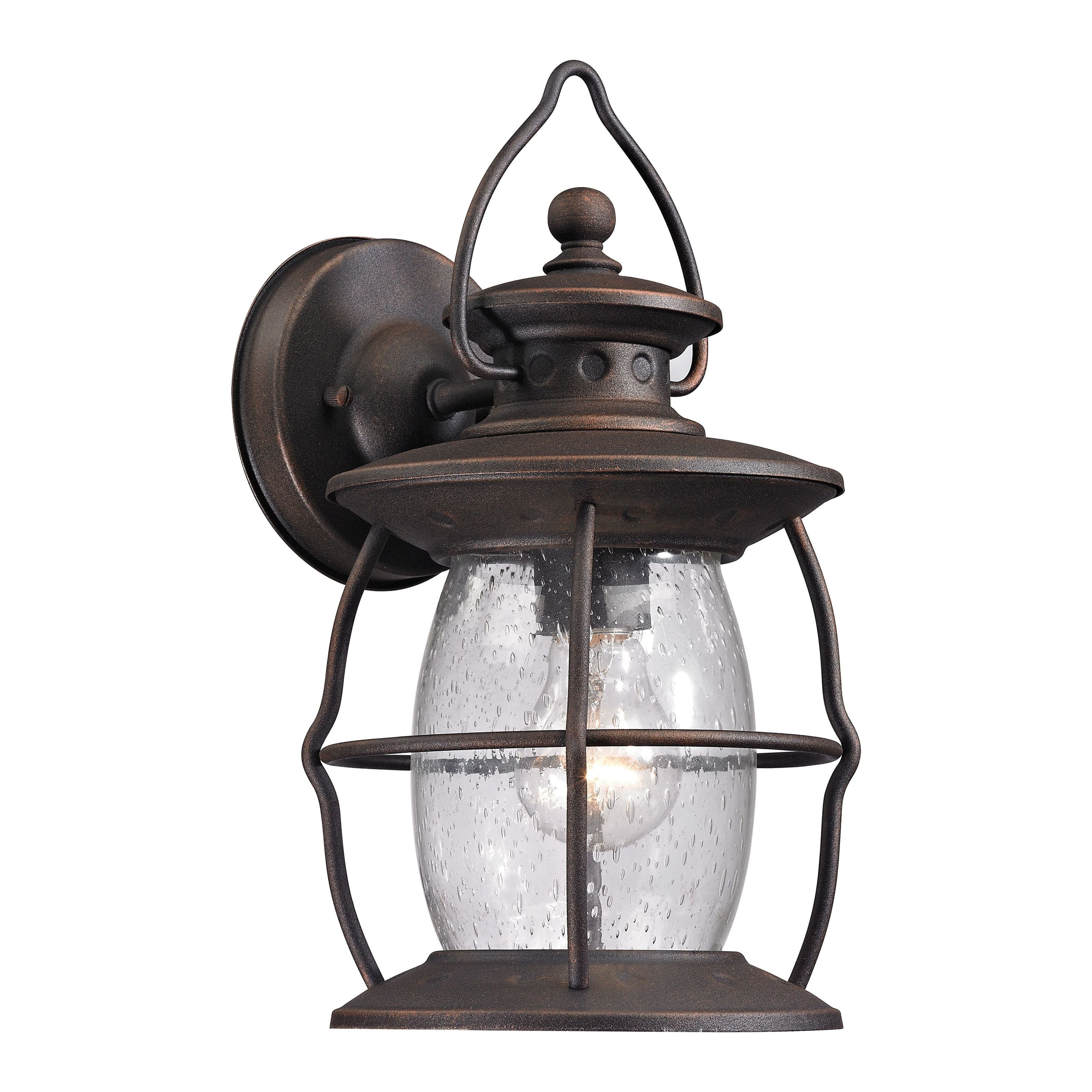 Village Lantern 13" High 1-Light Outdoor Sconce