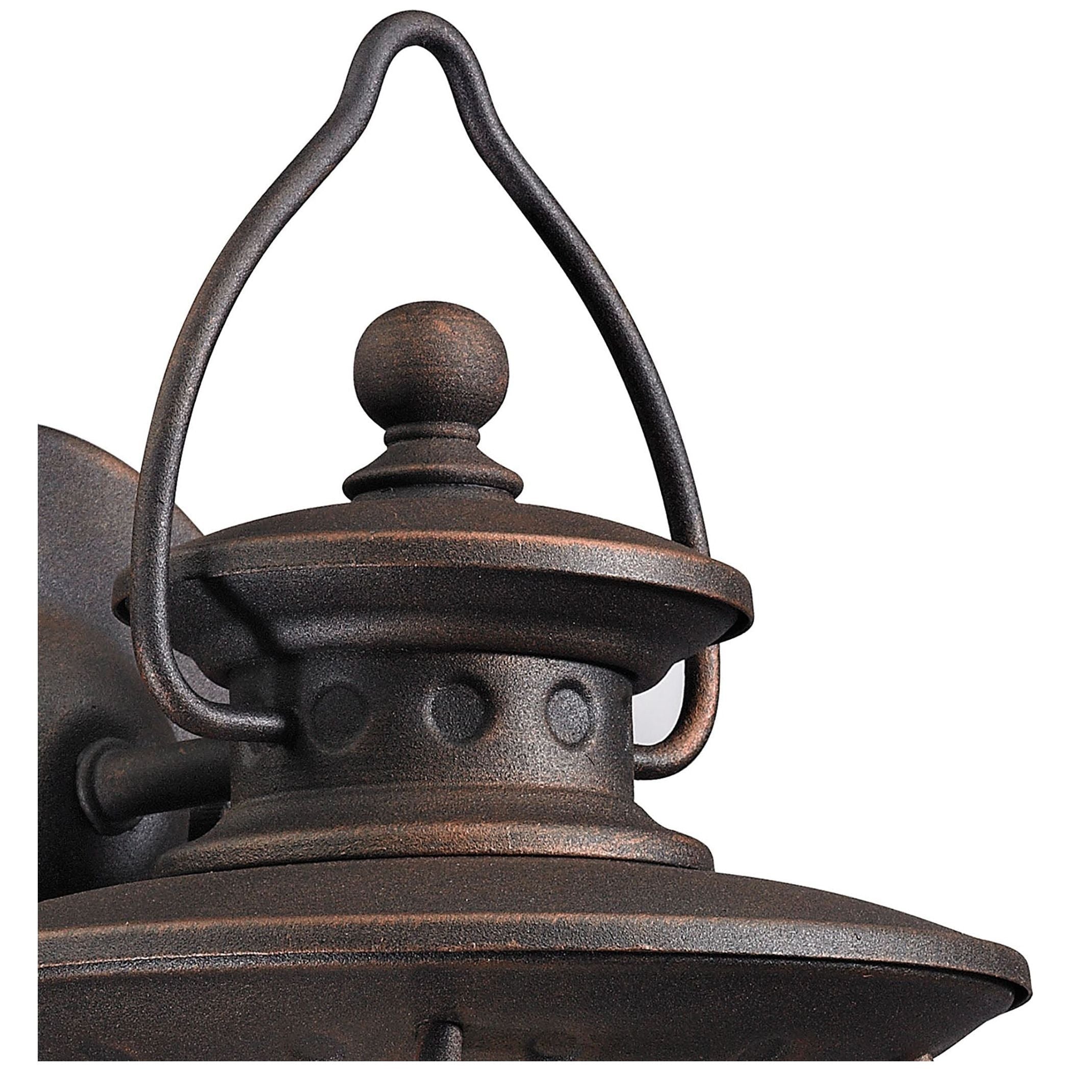 Village Lantern 13" High 1-Light Outdoor Sconce