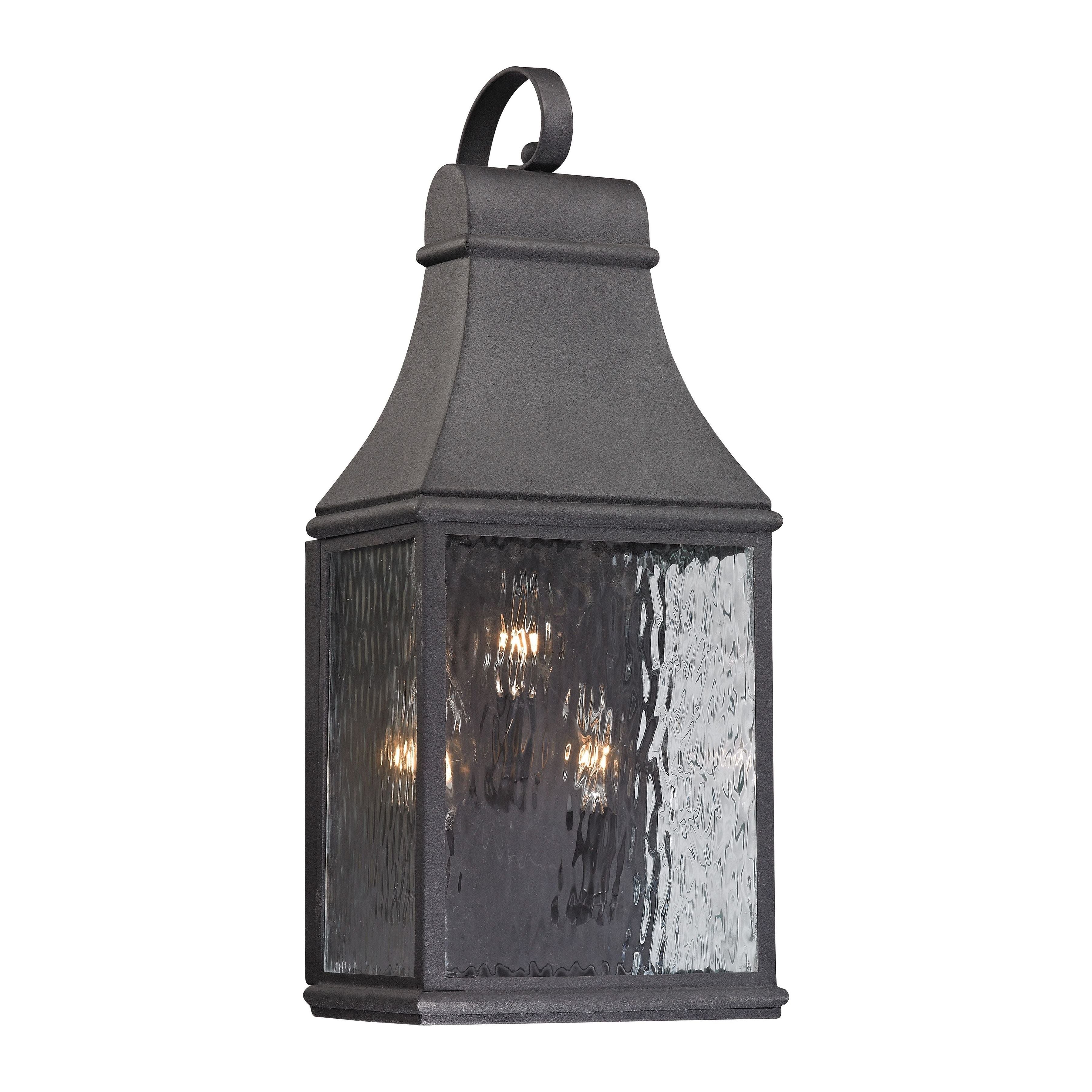 Forged Jefferson 22" High 3-Light Outdoor Sconce