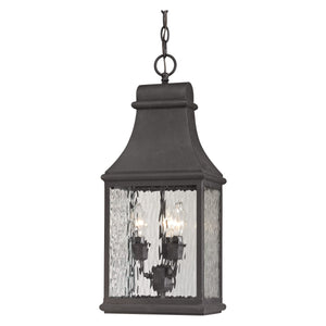 Forged Jefferson 9" Wide 3-Light Outdoor Pendant