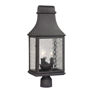 Forged Jefferson 23" High 3-Light Outdoor Post Light