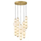 Trigo Small Abstract Chandelier