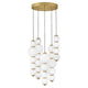 Trigo Small Abstract Chandelier