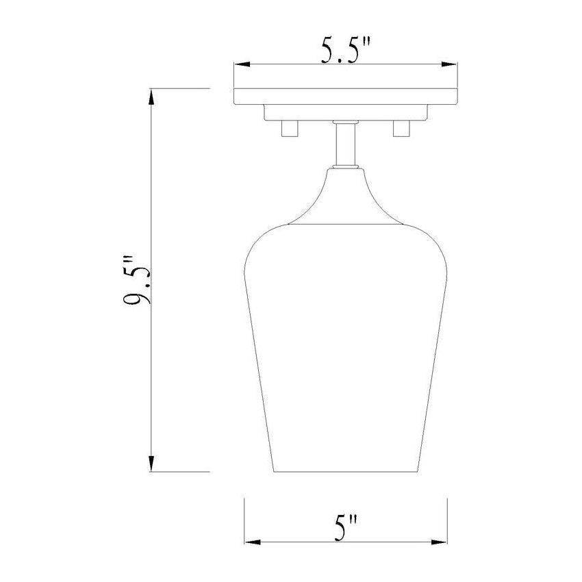 Joliet 1-Light Flush Mount