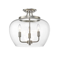 Joliet 3-Light Semi Flush Mount