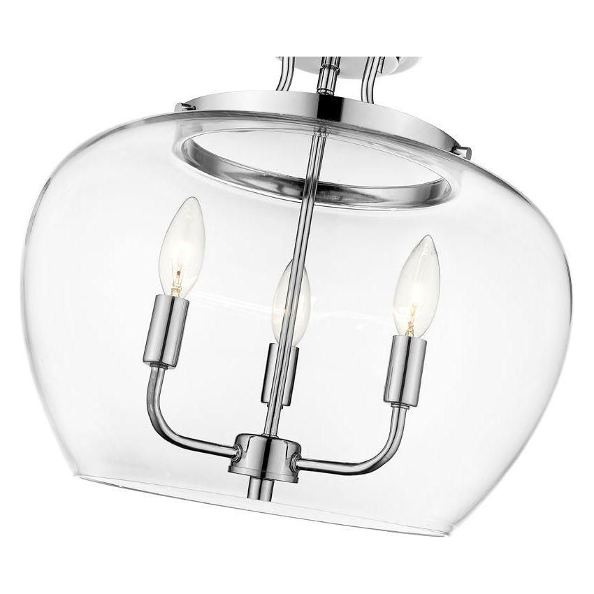 Joliet 3-Light Semi Flush Mount