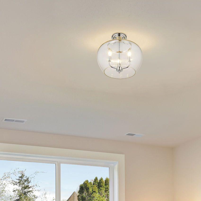 Joliet 3-Light Semi Flush Mount