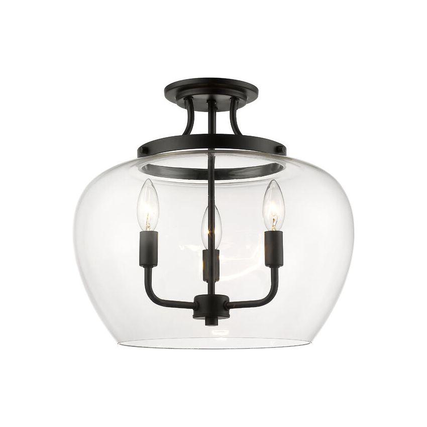 Joliet 3-Light Semi Flush Mount