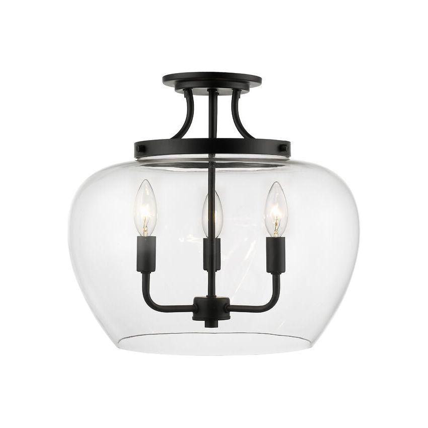 Joliet 3-Light Semi Flush Mount