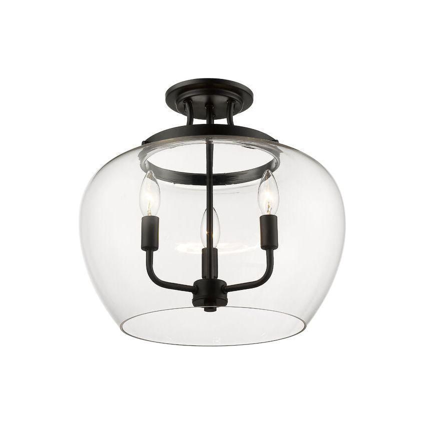 Joliet 3-Light Semi Flush Mount