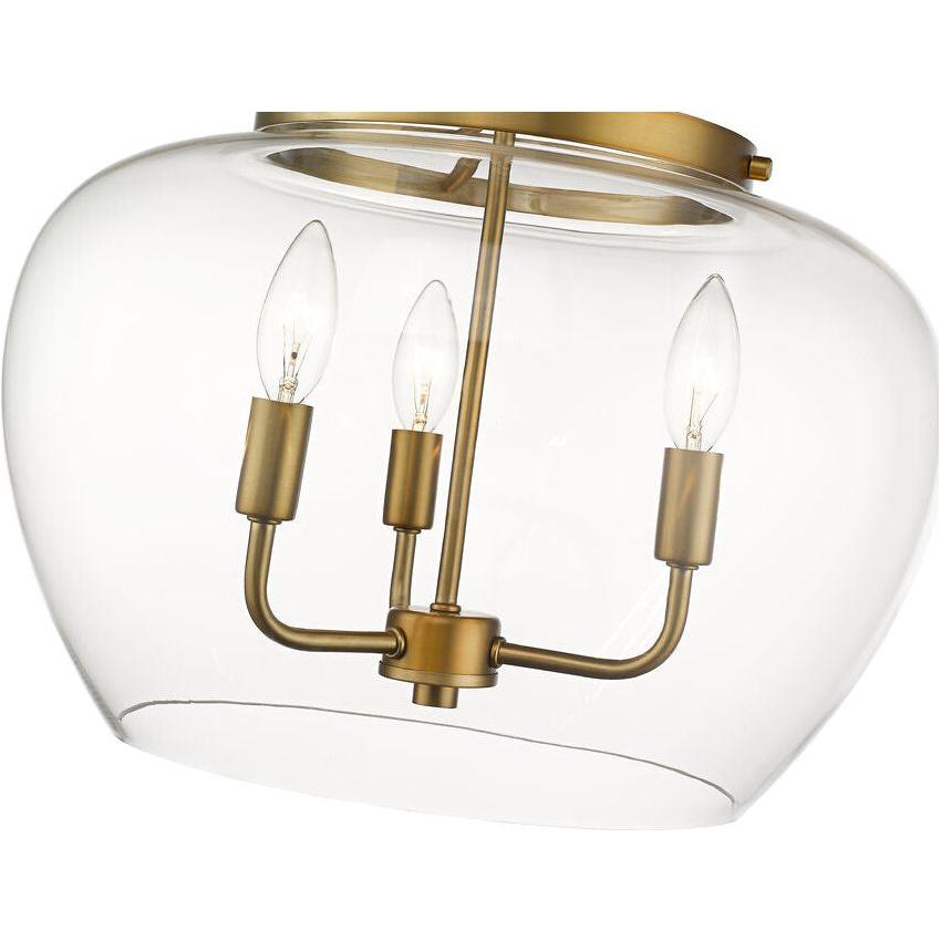 Joliet 3-Light Semi Flush Mount