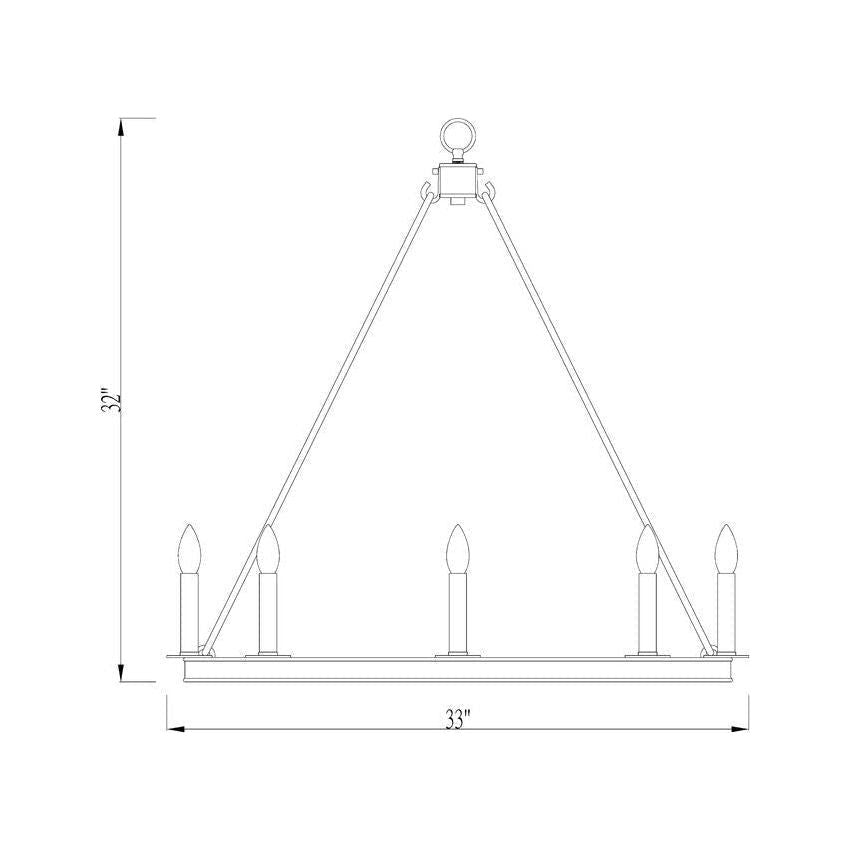 Barclay 8-Light Chandelier