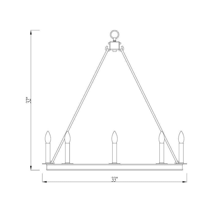 Barclay 8-Light Chandelier