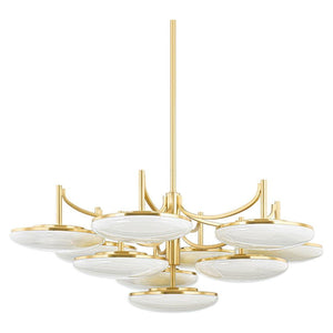 Bregman 10-Light Semi Flush