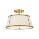 Clarke Medium Semi-Flush Mount