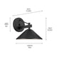 Ripley 10" 1-Light Outdoor Wall Light