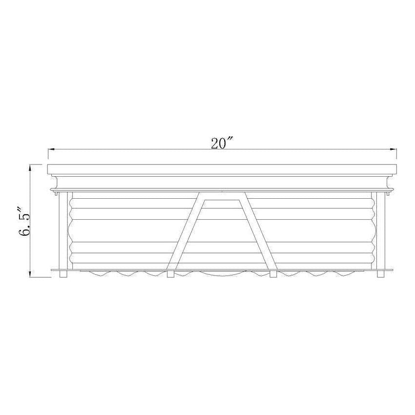 Cape Harbor 4-Light Flush Mount