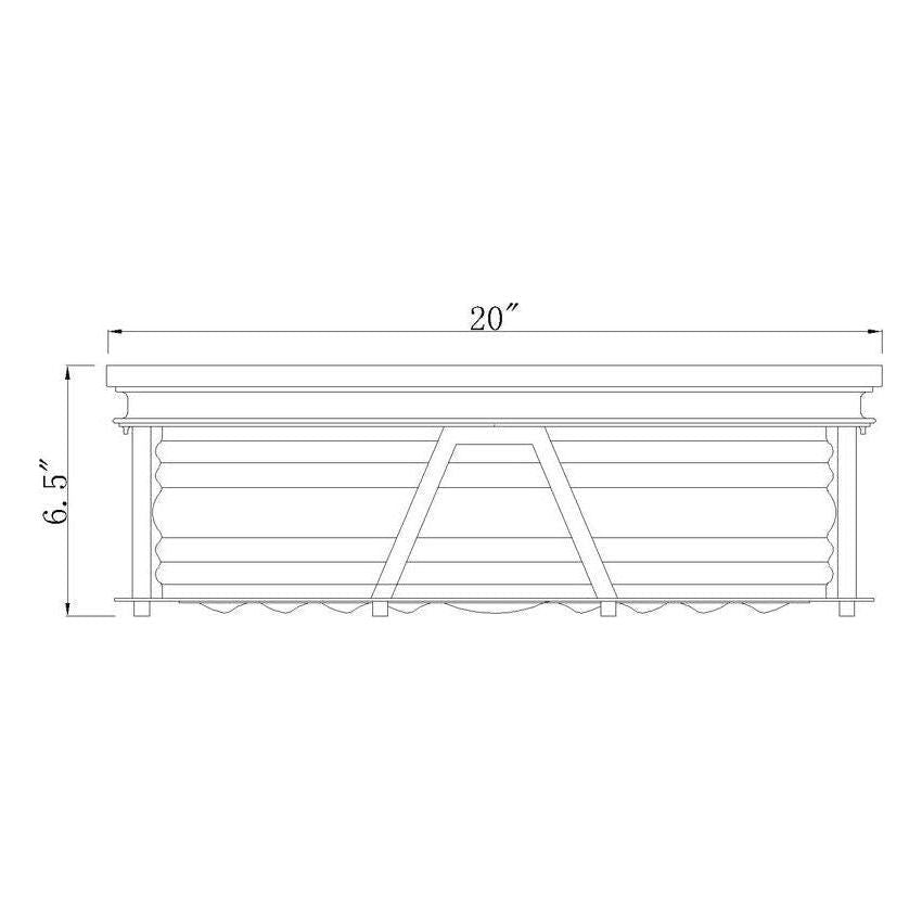 Cape Harbor 4-Light Flush Mount