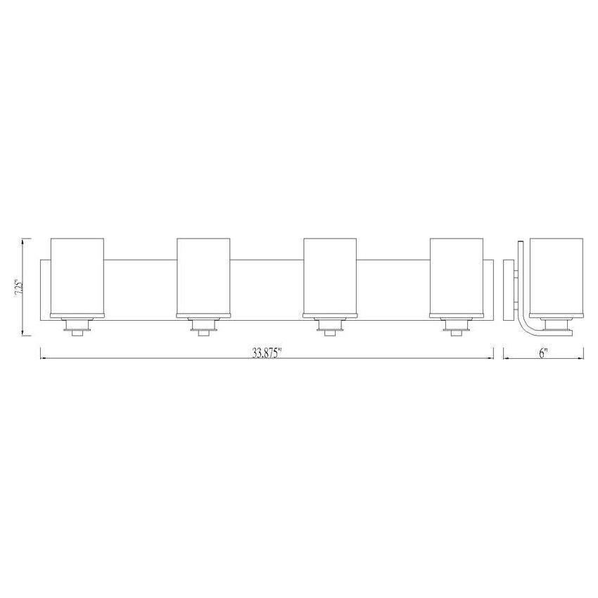 Beckett 4-Light Vanity