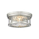 Z-Lite - Clarion 2-Light Flush Mount - Lights Canada