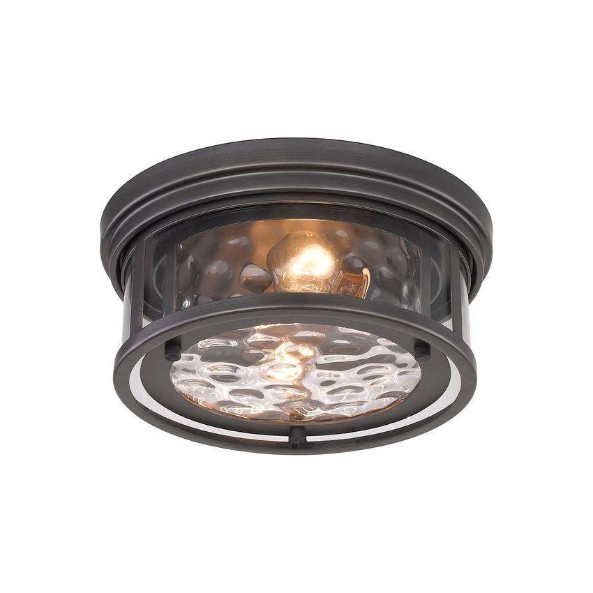 Z-Lite - Clarion 2-Light Flush Mount - Lights Canada