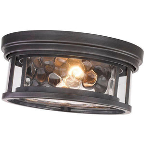 Z-Lite - Clarion 2-Light Flush Mount - Lights Canada