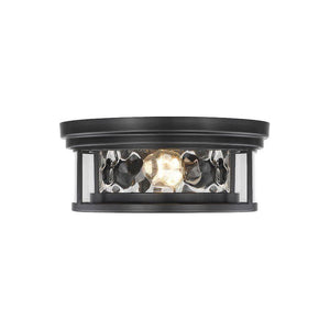 Z-Lite - Clarion 2-Light Flush Mount - Lights Canada