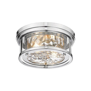 Z-Lite - Clarion 2-Light Flush Mount - Lights Canada