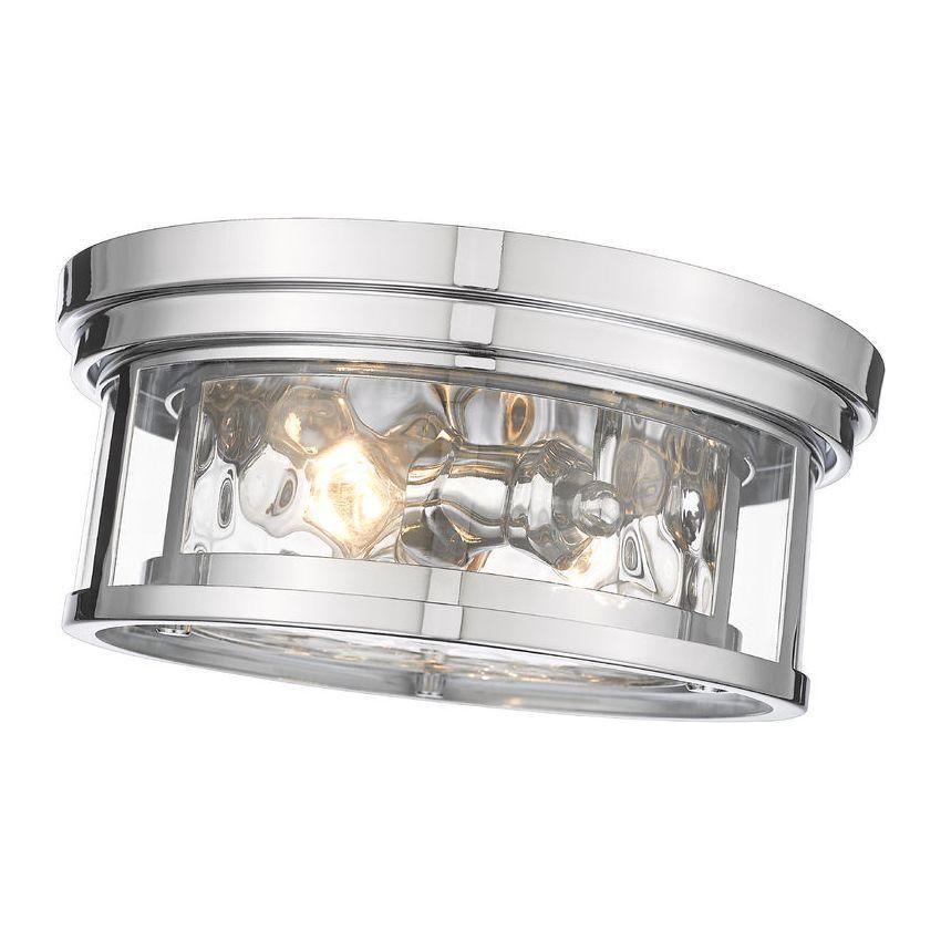 Z-Lite - Clarion 2-Light Flush Mount - Lights Canada