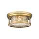 Z-Lite - Clarion 2-Light Flush Mount - Lights Canada