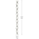 36" Standard Accessory Chain