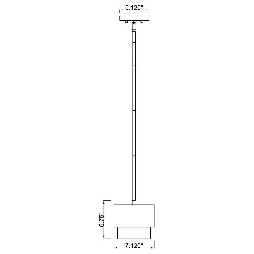 Counterpoint 1-Light 7.25" Pendant