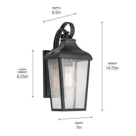 Forestdale 14.75" 1-Light Outdoor Wall Light