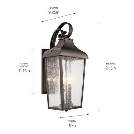 Forestdale 21.5" 2-Light Outdoor Wall Light