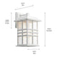 Beacon Square 14.25" 1-Light Outdoor Wall Light