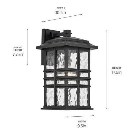 Beacon Square 17.5" 1-Light Outdoor Wall Light