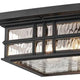 Beacon Square 12" 2-Light Outdoor Ceiling Light
