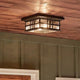 Beacon Square 12" 2-Light Outdoor Ceiling Light