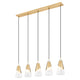 Aimie 5-Light Linear Chandelier