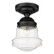 Vaughn 1-Light 10" Flush Mount