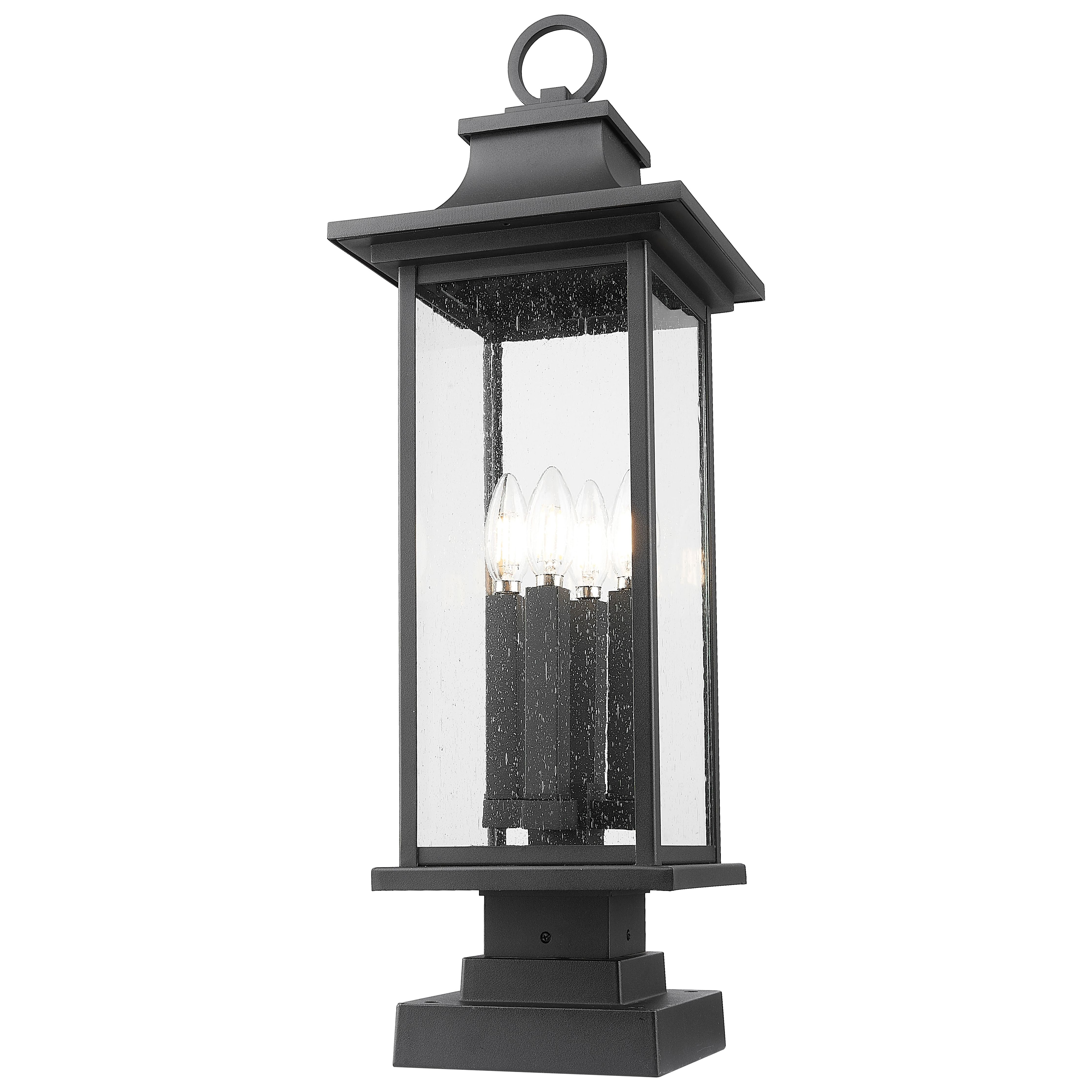 Tiberius 4-Light Outdoor Pier Mounted Fixture