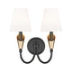 Claudelle 2-Light Wall Sconce