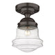 Vaughn 1-Light 10" Flush Mount