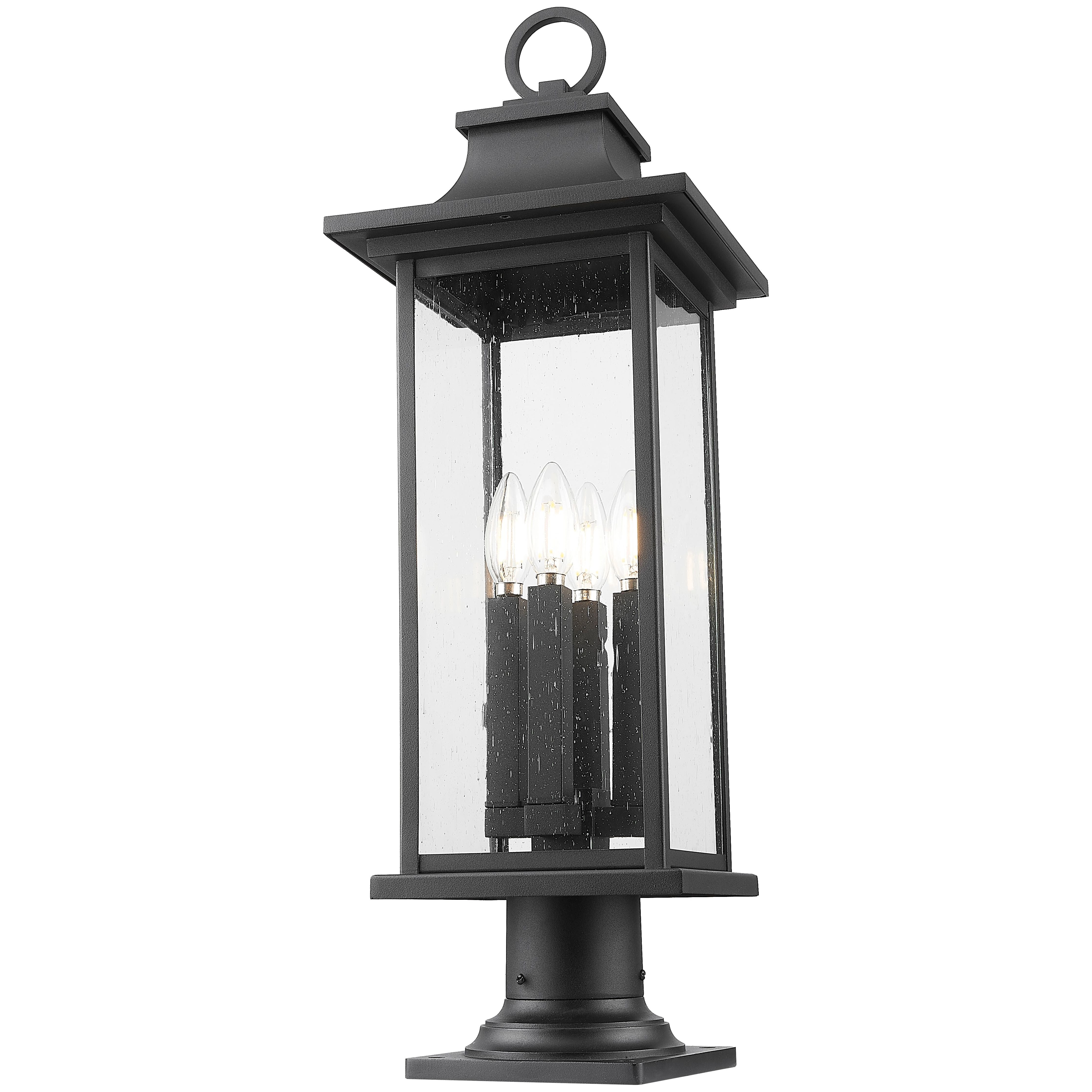 Tiberius 4-Light Outdoor Pier Mounted Fixture