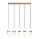 Cayden 5-Light Linear Chandelier