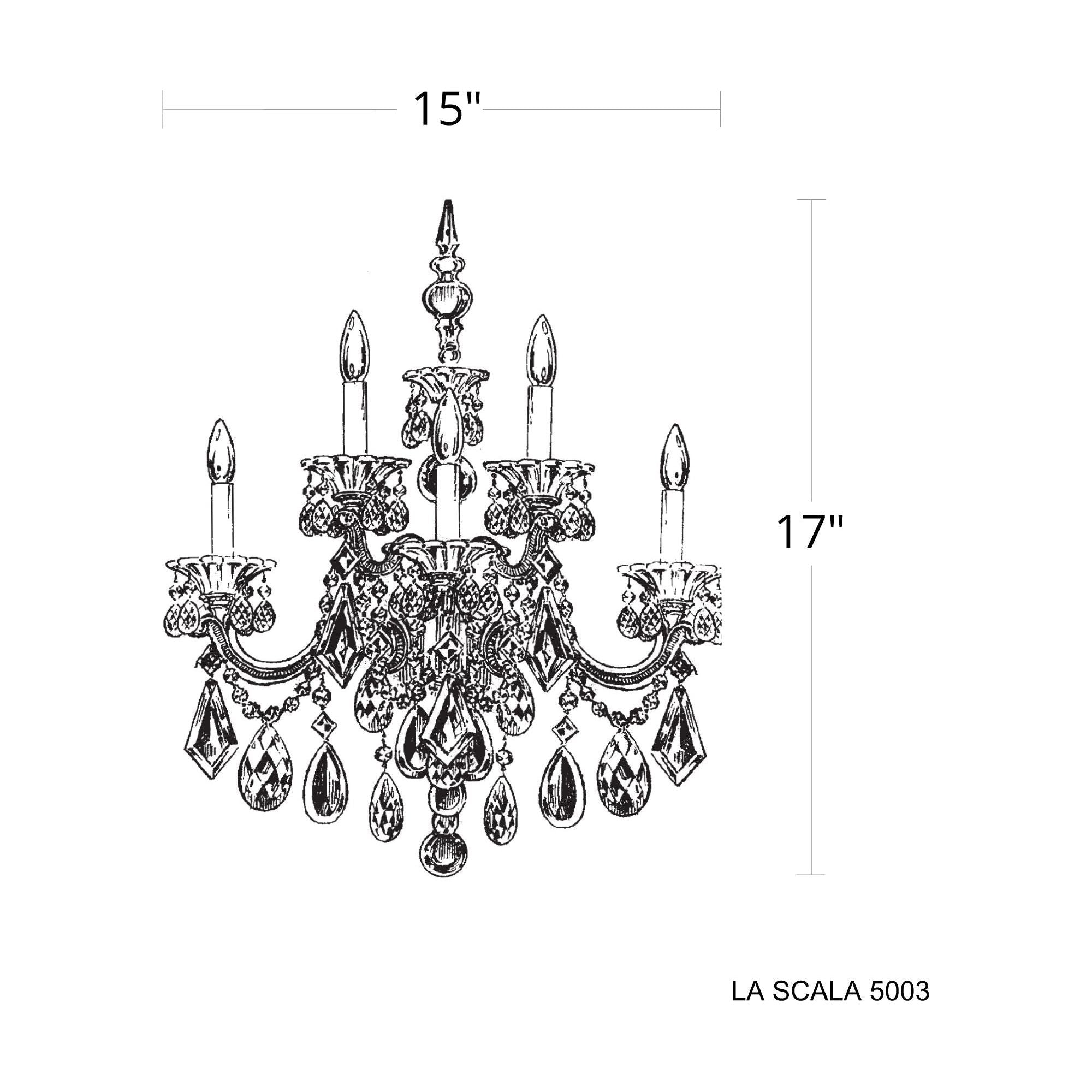 La Scala 5-Light Wall Sconce