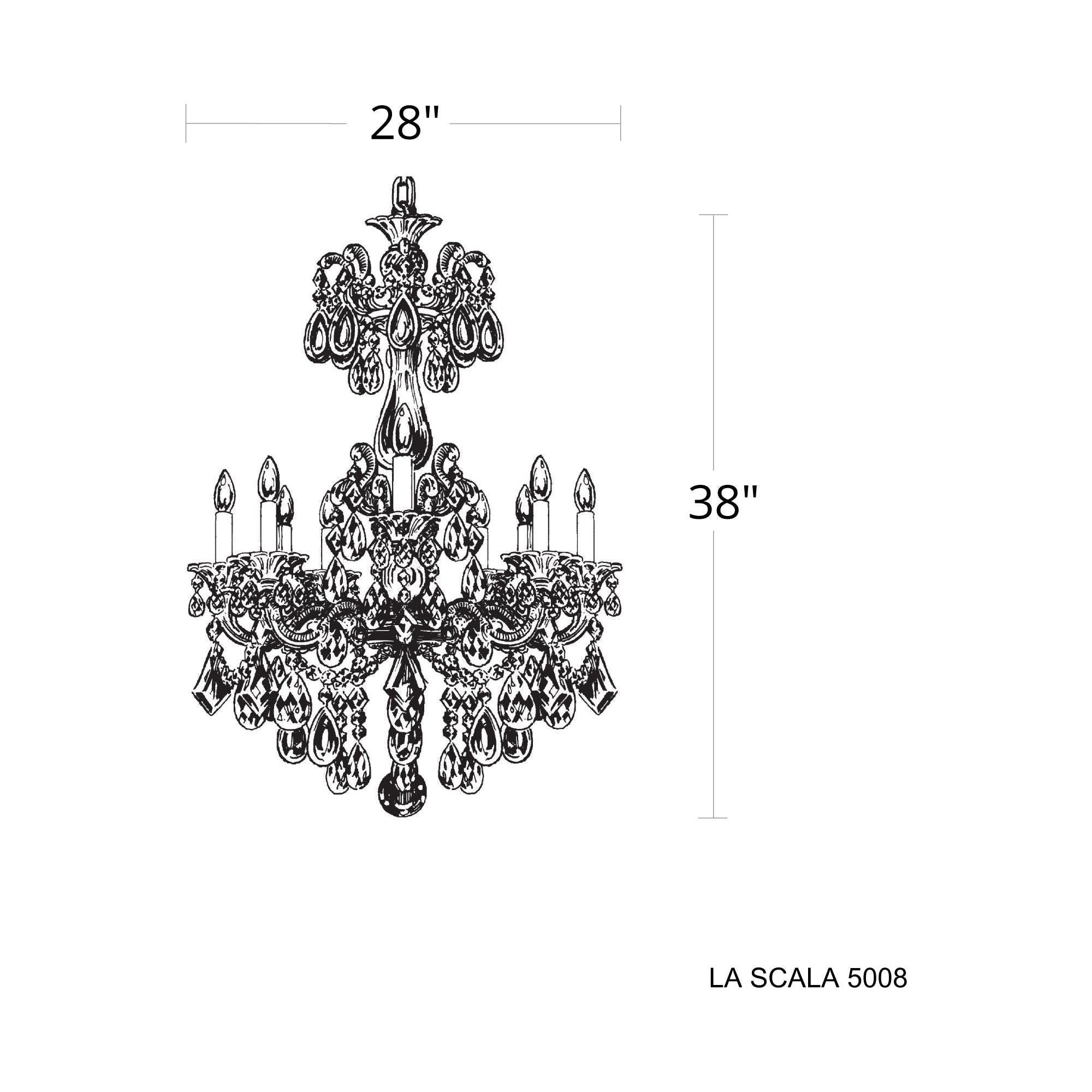 La Scala 10-Light Chandelier