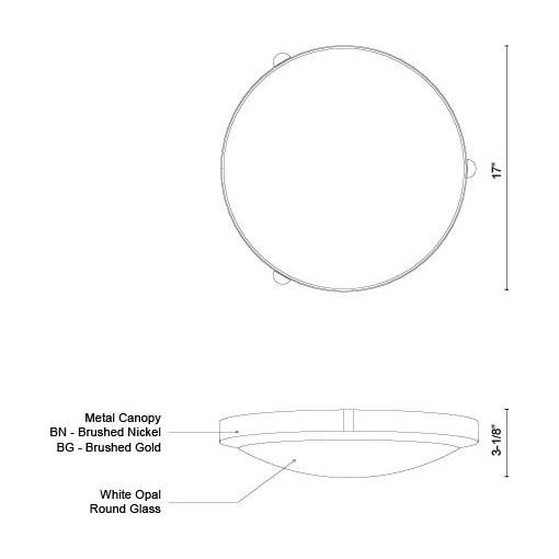 Floyd 17" Flush Mount