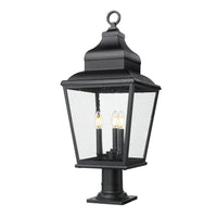 Raphael 3-Light Outdoor Pier Mounted Fixture